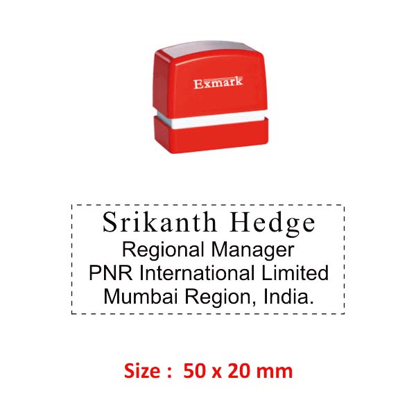 Exmark Designation Stamp-15D