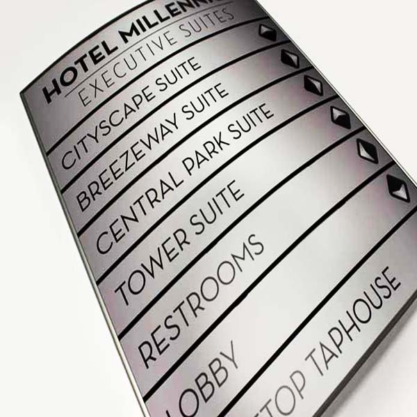 Tenant or office directory name plates